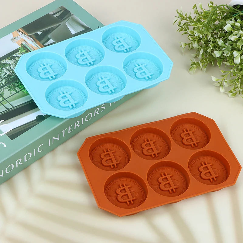 Bitcoin Ice Cube Mold Fondant Patisserie Candy Bar