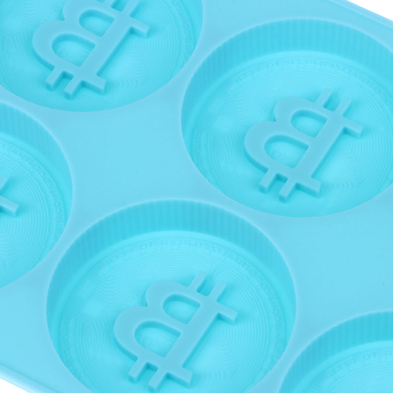 Bitcoin Ice Cube Mold Fondant Patisserie Candy Bar